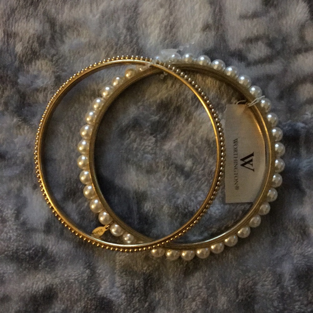 Worthington 2 piece bangle bracelet set NWT